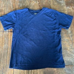 Smith’s American Navy Blue Boy’s V- Neck T-Shirt Sz 7